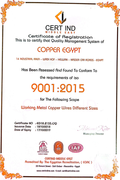 Copper Wire Egypt